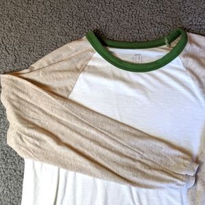 Long sleeve baseball tee